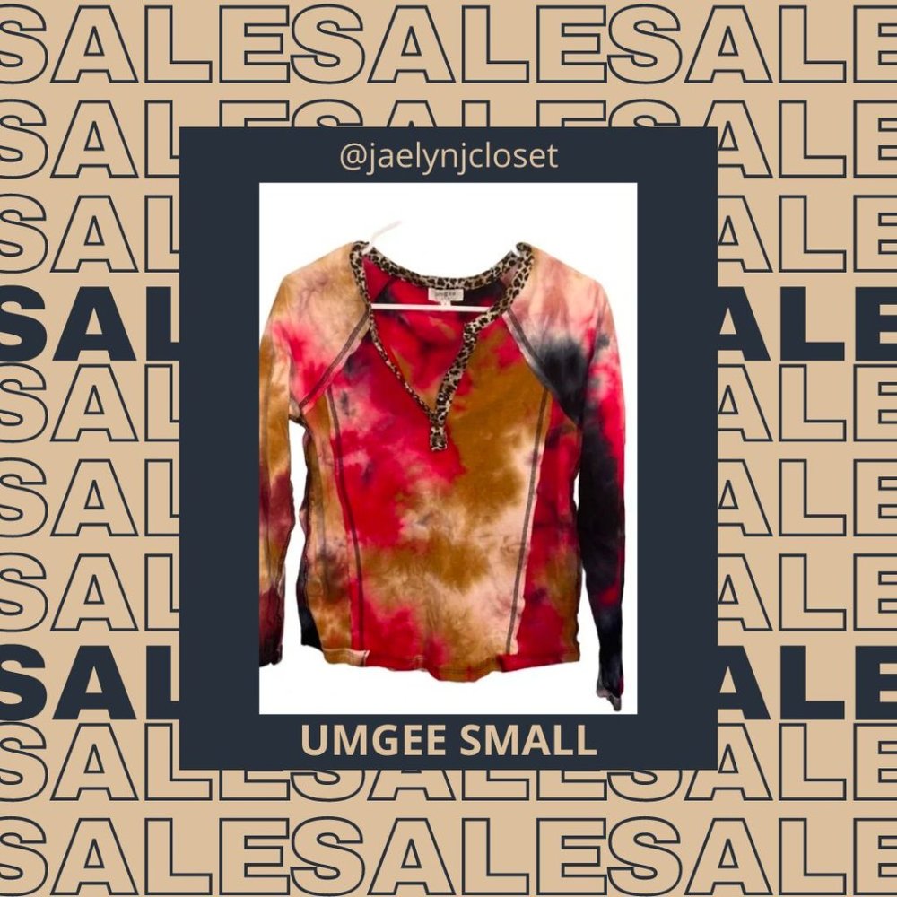 Umgee Multi-Print Women’s Long Sleeve Blouse